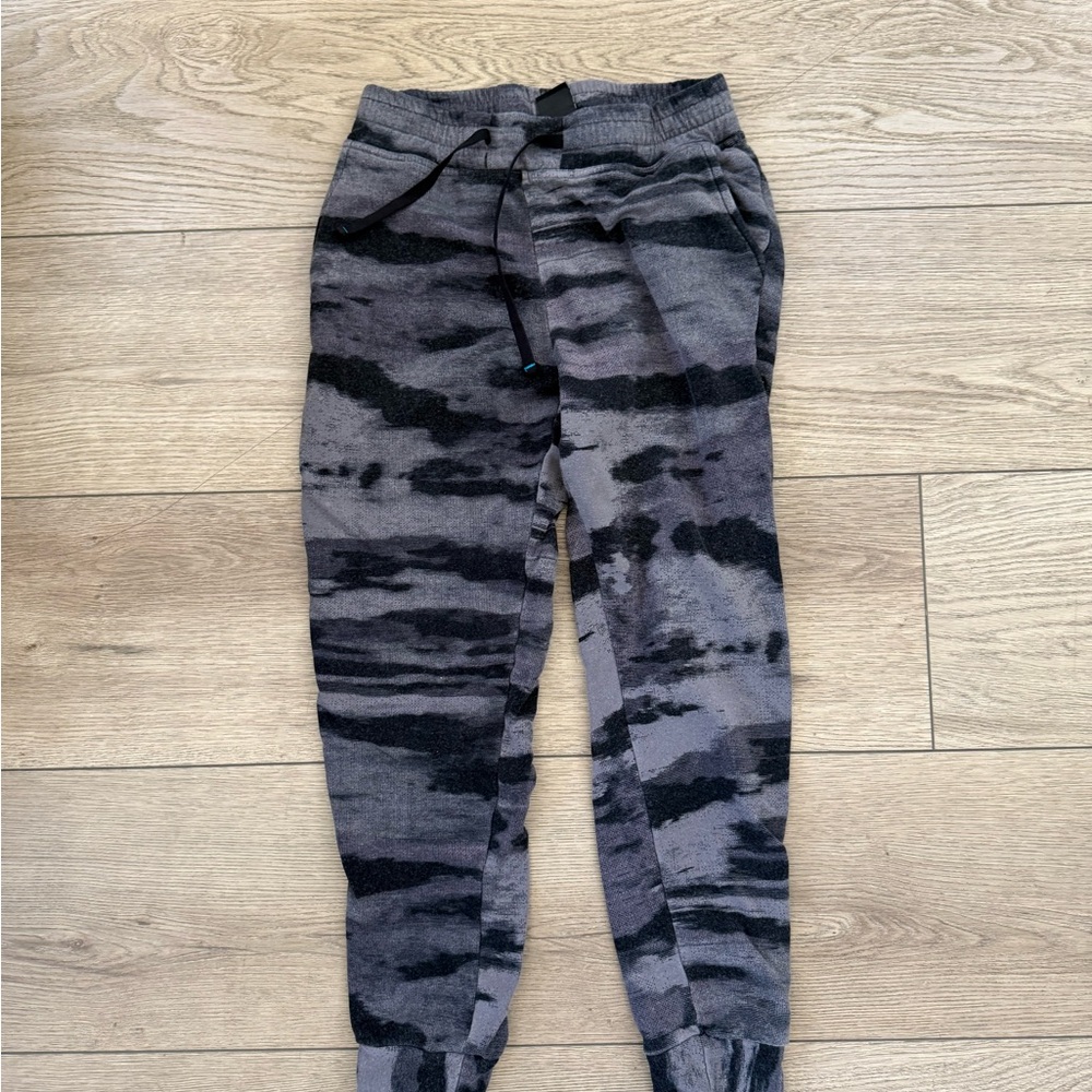 Stance Black and Gray Camouflage Joggers
